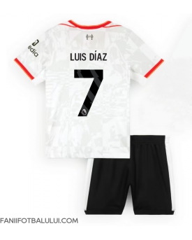 Liverpool Luis Diaz #7 Echipament de Fotbal Replică 2024-25 Copii Treilea (+ Șorturi)